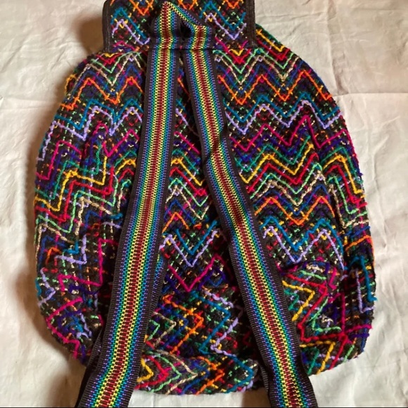 Bohemian colorful backpack - Picture 5 of 5